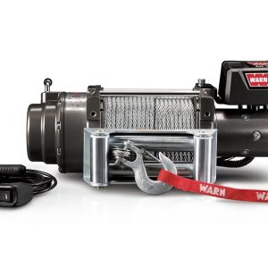 WARN Industries Winch, M12000 Series, Vehicle Mounted, Vehicle Recovery Winch, 12 Volt Electric, 12000 Pound Line Pull Capacity – 17801