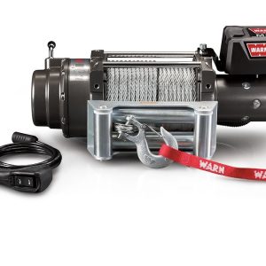 WARN Industries Winch, M12000 Series, Vehicle Mounted, Vehicle Recovery Winch, 12 Volt Electric, 12000 Pound Line Pull Capacity – 17801