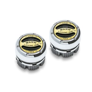 WARN Industries Locking Hub, Premium Manual, 19 Spline, Internal Mount, Set of 2 – 20990