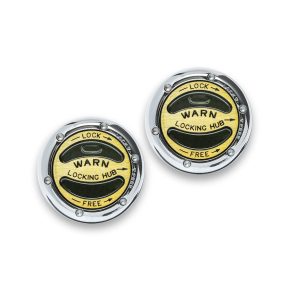 WARN Industries Locking Hub, Premium Manual, 19 Spline, Internal Mount, Set of 2 – 20990