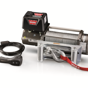 WARN Industries Winch, M8000 Series, Vehicle Mounted, Vehicle Recovery Winch, 12 Volt Electric, 8000 Pound Line Pull Capacity – 26502