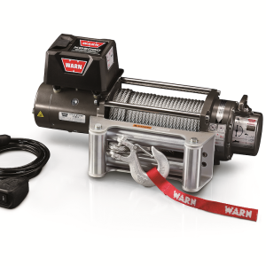 WARN Industries Winch, XD9000 Series, Vehicle Mounted, Vehicle Recovery Winch, 12 Volt Electric, 9000 Pound Line Pull Capacity – 28500