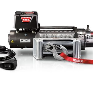 WARN Industries Winch, XD9000 Series, Vehicle Mounted, Vehicle Recovery Winch, 12 Volt Electric, 9000 Pound Line Pull Capacity – 28500