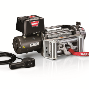 WARN Industries Winch, XD9000 Series, Vehicle Mounted, Vehicle Recovery Winch, 12 Volt Electric, 9000 Pound Line Pull Capacity – 28500