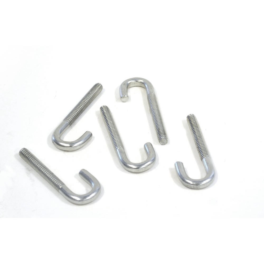 WARN Industries Snow Plow Mount Hardware, Set of 4 J-Bolts – 36682