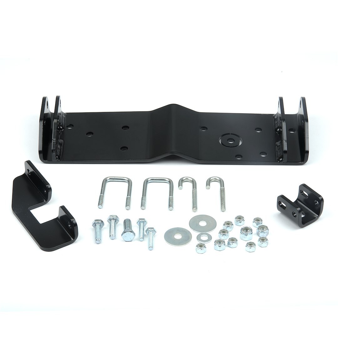 WARN Industries Snow Plow Mount, Center Kit, Black, Includes Mounting Bracket and Hardware. Requires Base Tube Assembly. See Required Parts. – 37843