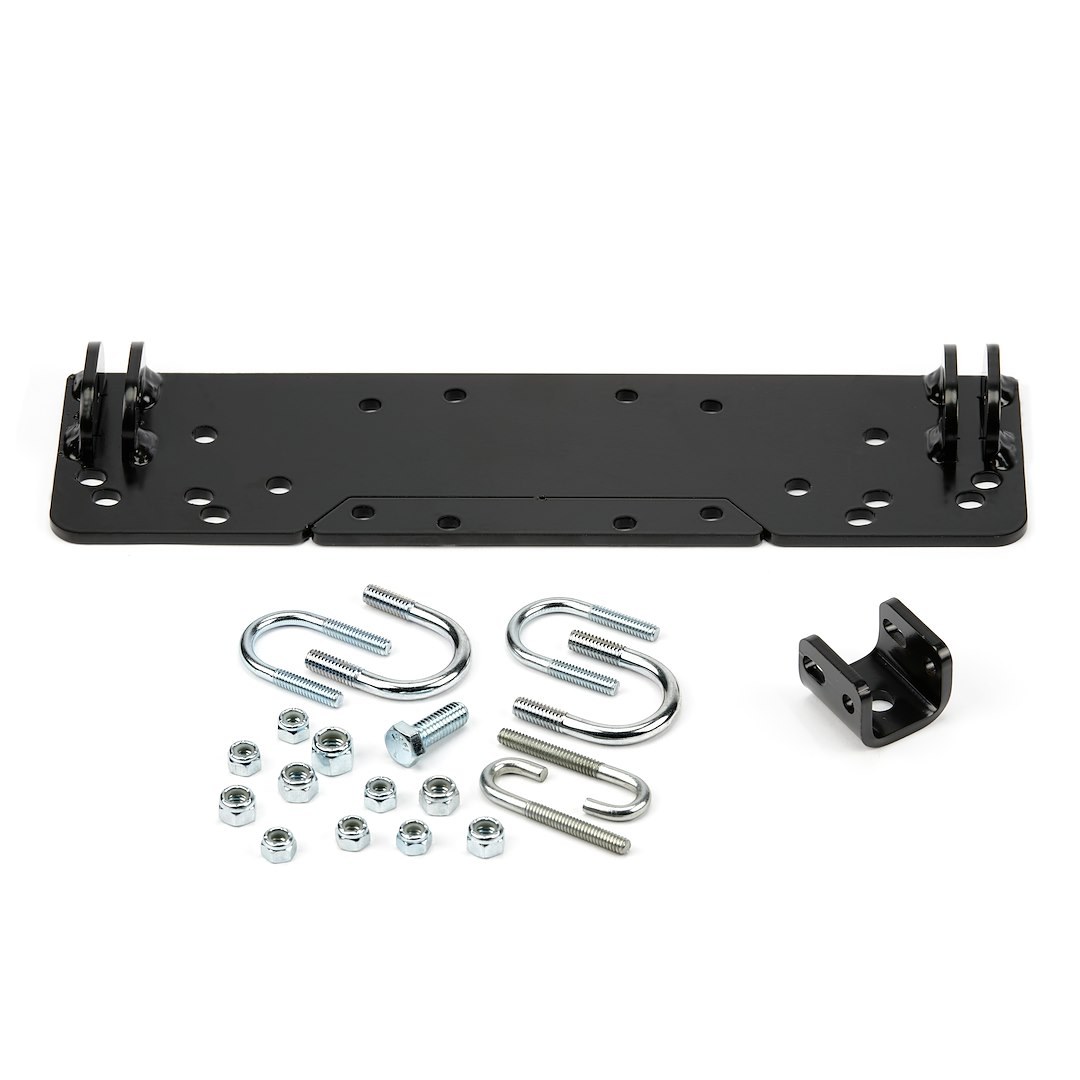 WARN Industries Snow Plow Mount, Center Kit, Black, Includes Mounting Bracket and Hardware. Requires Base Tube Assembly. See Required Parts. – 37850