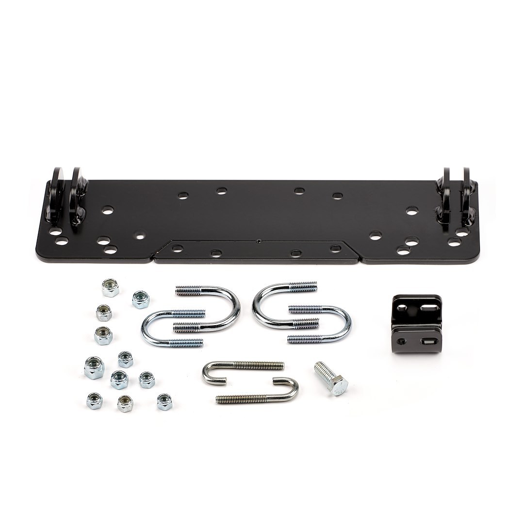 WARN Industries Snow Plow Mount, Center Kit, Black, Includes Mounting Bracket and Hardware. Requires Base Tube Assembly. See Required Parts. – 37851
