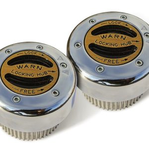 WARN Industries Locking Hub, Premium Manual, 30 Spline, Internal Mount, Set of 2 – 38826