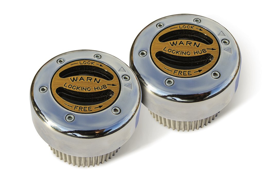WARN Industries Locking Hub, Premium Manual, 30 Spline, Internal Mount, Set of 2 – 38826