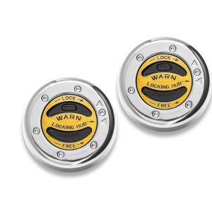 WARN Industries Locking Hub, Premium Manual, 30 Spline, Internal Mount, Set of 2 – 38826