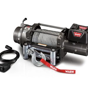WARN Industries Winch, M15000 Series, Vehicle Mounted, Vehicle Recovery Winch, 12 Volt Electric, 15000 Pound Line Pull Capacity – 47801