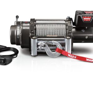 WARN Industries Winch, M15000 Series, Vehicle Mounted, Vehicle Recovery Winch, 12 Volt Electric, 15000 Pound Line Pull Capacity – 47801