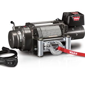WARN Industries Winch, M15000 Series, Vehicle Mounted, Vehicle Recovery Winch, 12 Volt Electric, 15000 Pound Line Pull Capacity – 47801