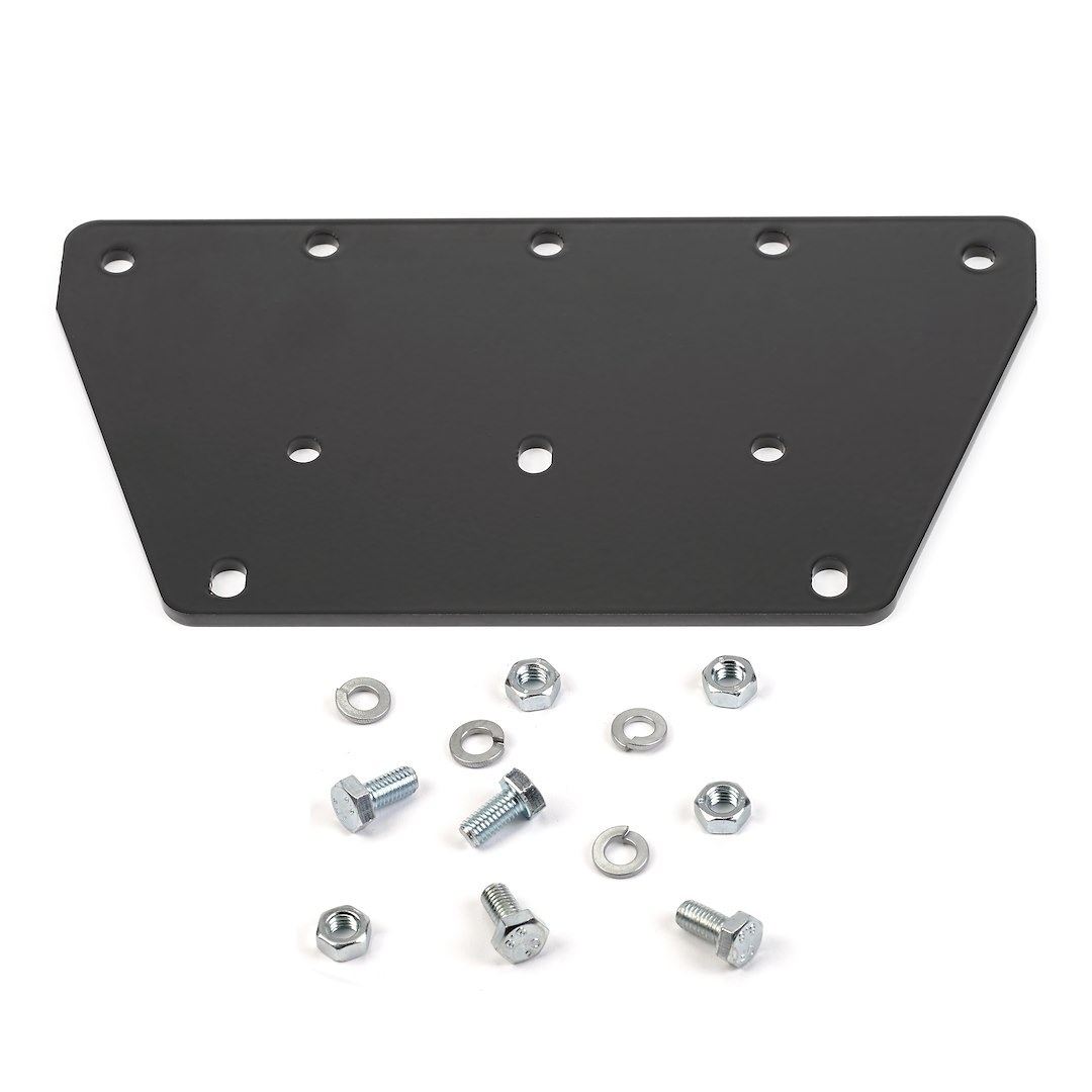 WARN Industries Winch Mount, For 1500 to 3500 Pound Winches, Fixed Mount, Powder Coated, Black – 60272