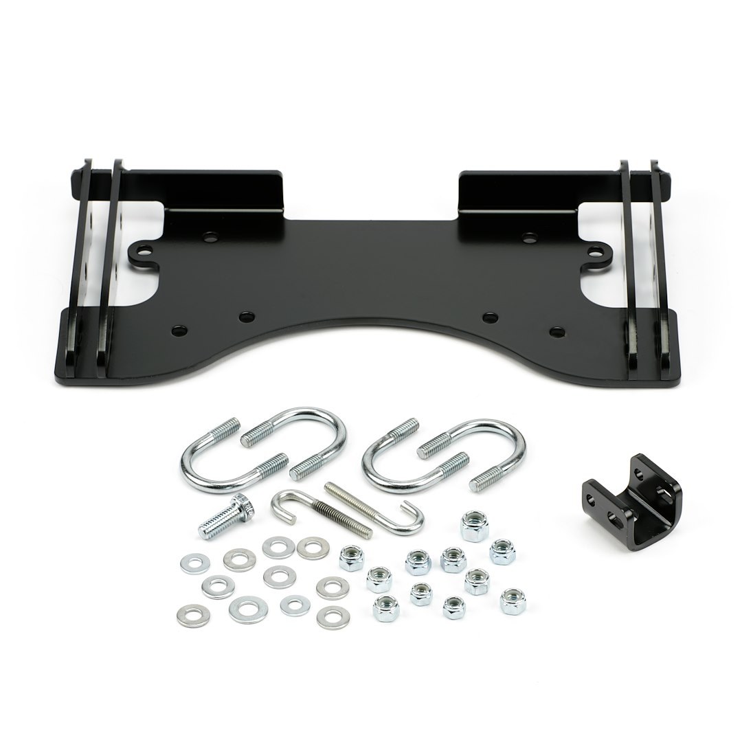 WARN Industries Snow Plow Mount, Center Kit, Black, Includes Mounting Bracket and Hardware. Requires Base Tube Assembly. See Required Parts. – 61611