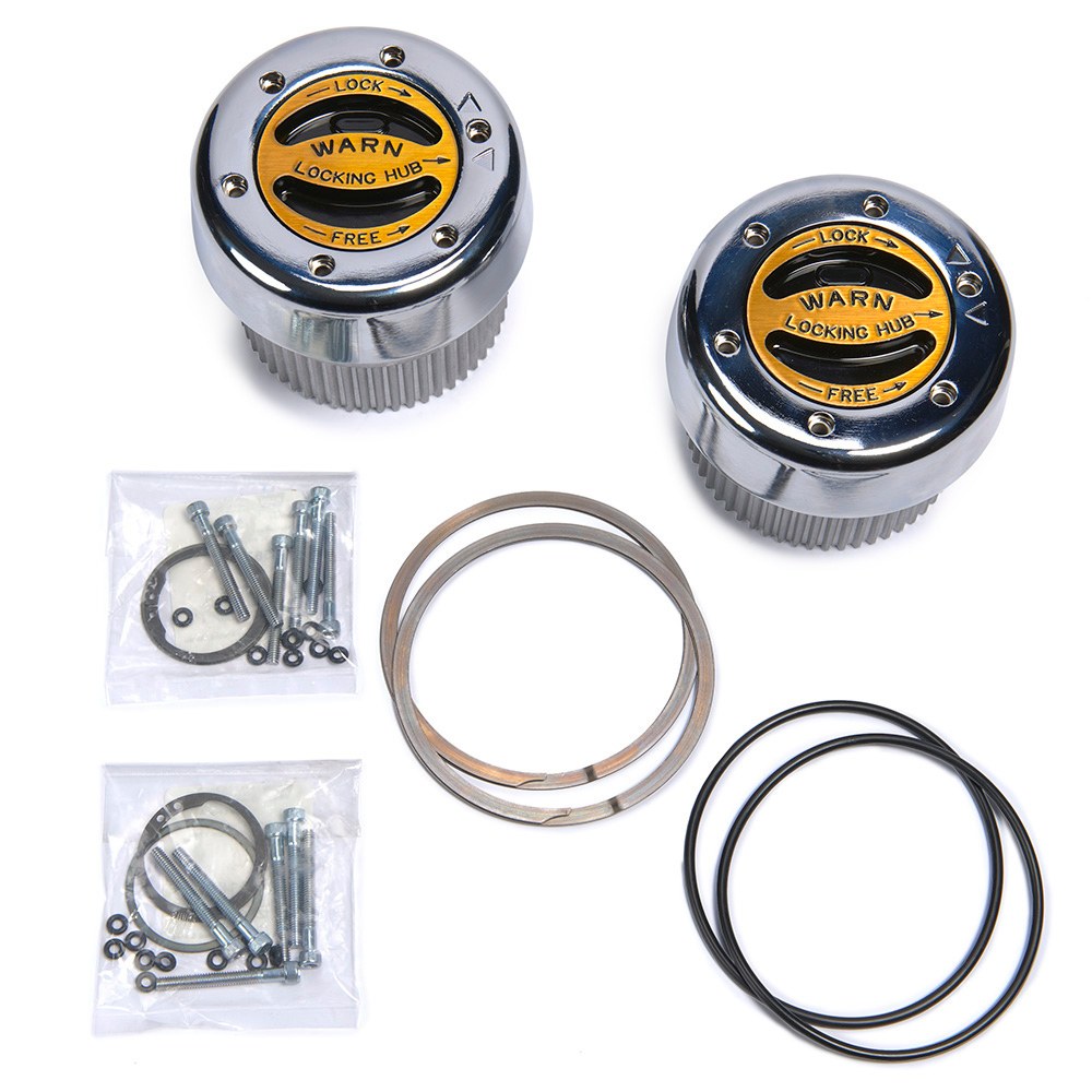WARN Industries Locking Hub, Premium Manual, 35 Spline, Set of 2 – 62672
