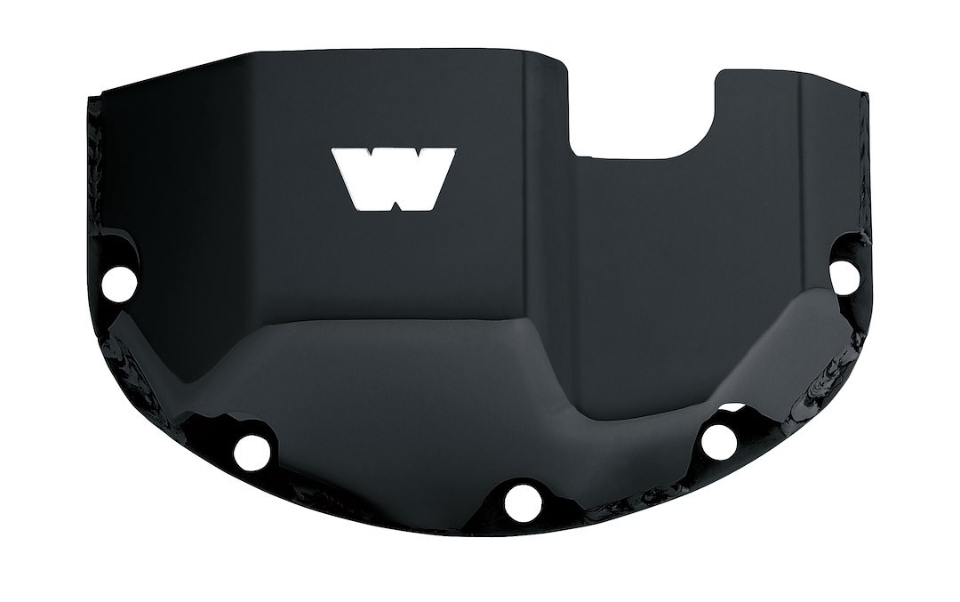 WARN Industries Skid Plate, Body Armor, Differential, Powder Coated, Black, Steel, Fits Jeep Vehicles with Dana 44 Axle – 65447