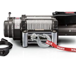 WARN Industries Winch, 16.5TI Series, Vehicle Mounted, Vehicle Recovery Winch, 12 Volt Electric, 16500 Pound Pull Line Capacity – 68801