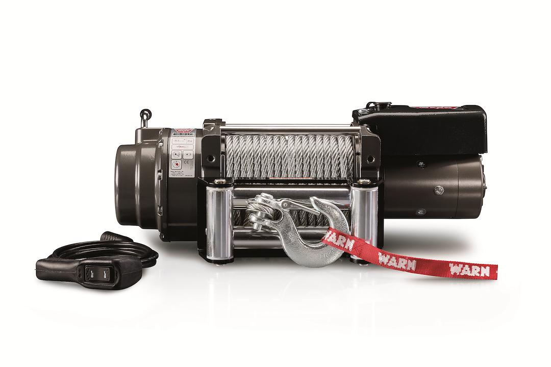 WARN Industries Winch, 16.5TI Series, Vehicle Mounted, Vehicle Recovery Winch, 12 Volt Electric, 16500 Pound Pull Line Capacity – 68801