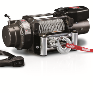 WARN Industries Winch, 16.5TI Series, Vehicle Mounted, Vehicle Recovery Winch, 12 Volt Electric, 16500 Pound Pull Line Capacity – 68801