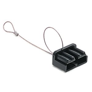 WARN Industries Winch Power Cable Connector Dust Plug, Quick Connect, For 175 Amp Quick Connect Plug, Single – 69847