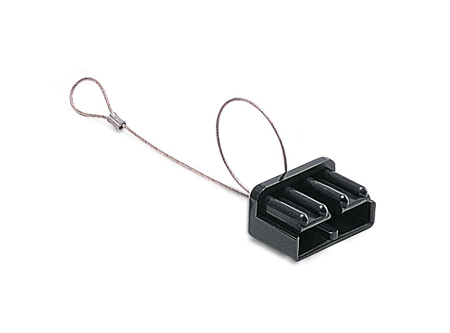 WARN Industries Winch Power Cable Connector Dust Plug, Quick Connect, For 175 Amp Quick Connect Plug, Single – 69847