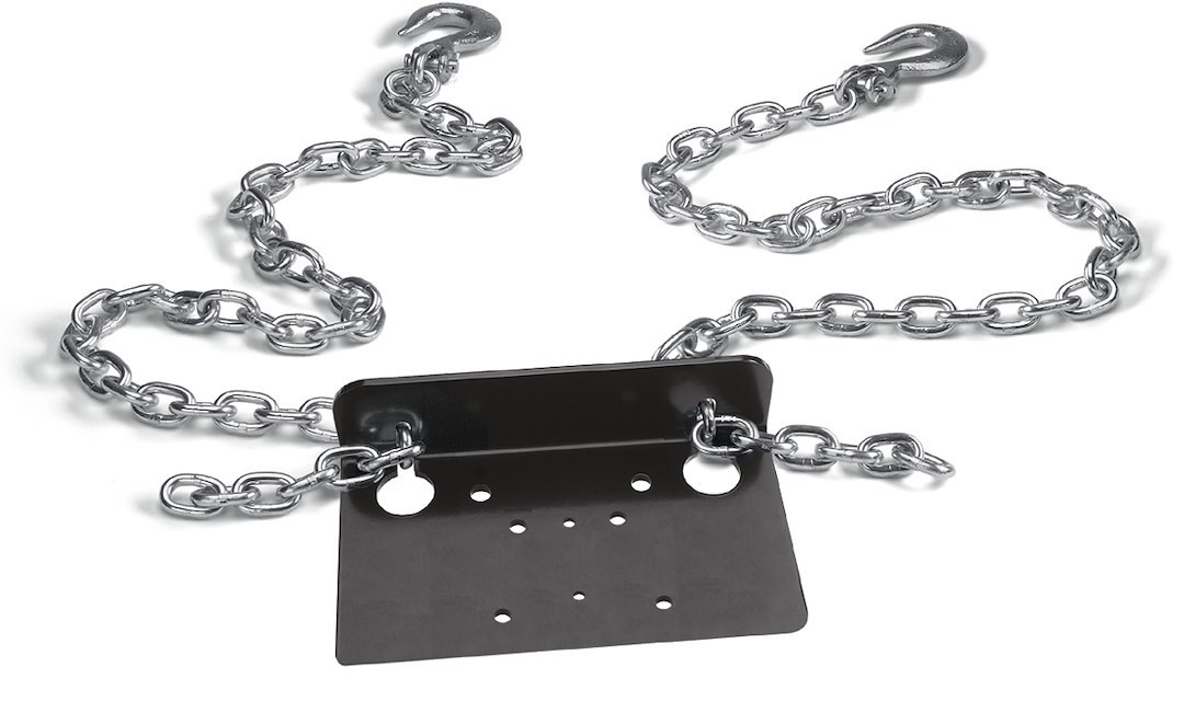 WARN Industries Winch Mount, Portable Anchor Plate, For Utility Winches, Powder Coated, Black – 70770