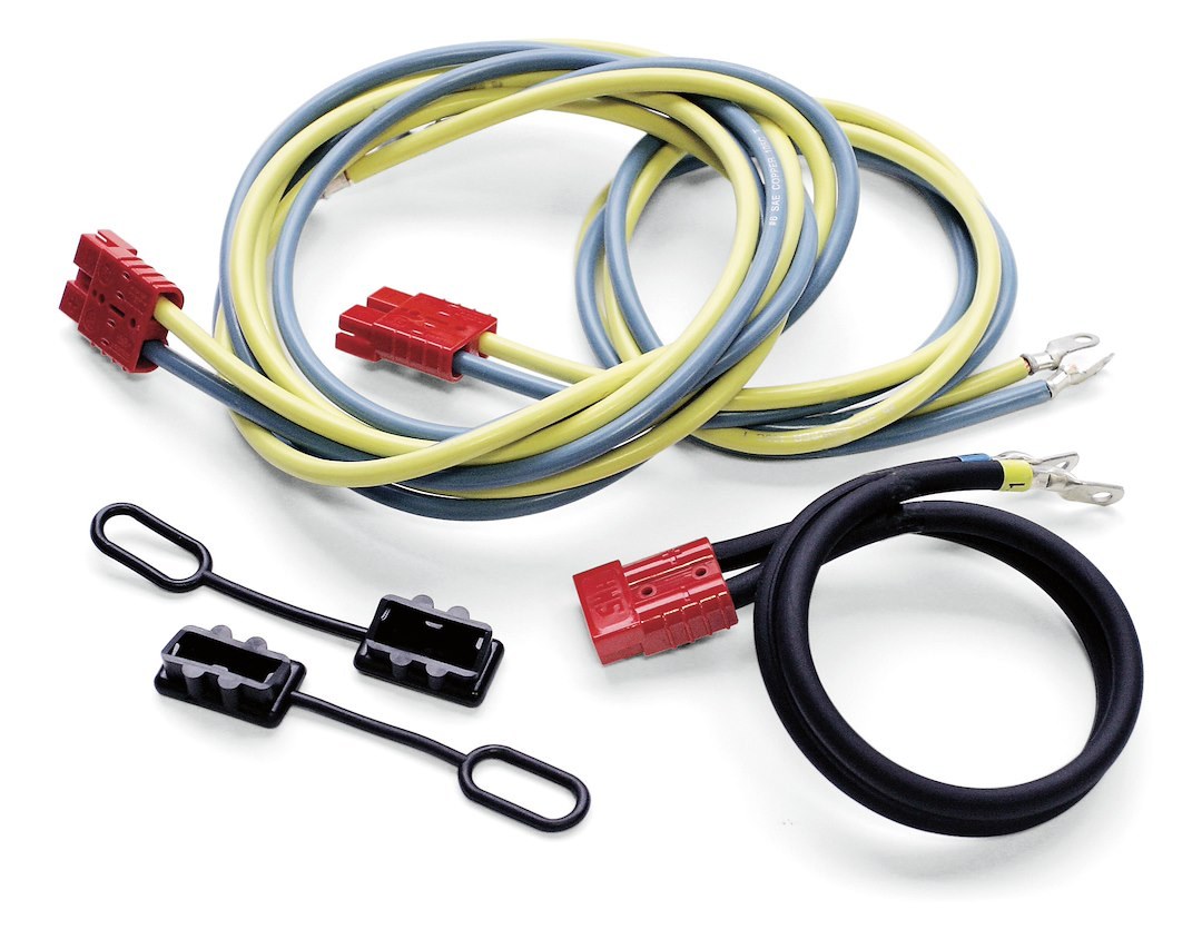WARN Industries Winch Power Cable, Quick Connect, For Mounting Portable Winch, Connects to Battery – 70928