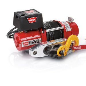 WARN Industries Winch, 9.0RC Series, Vehicle Mounted, Vehicle Recovery Winch, 12 Volt Electric, 9000 Pound Line Pull Capacity – 71550