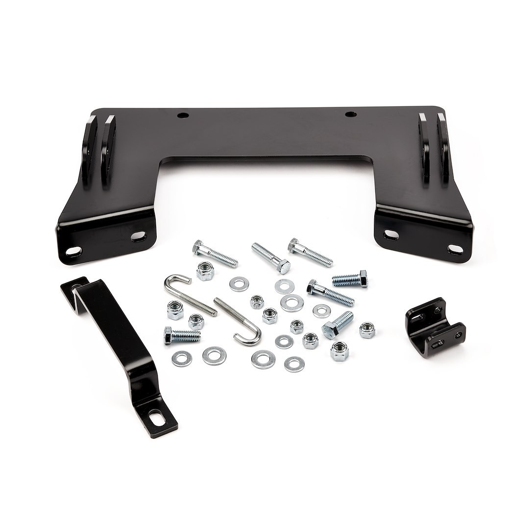 WARN Industries Snow Plow Mount, Center Kit, Black, Includes Mounting Bracket and Hardware. Requires Base Tube Assembly. See Required Parts. – 72504