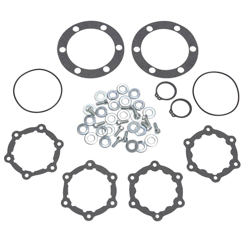 WARN Industries Locking Hub Service Kit, Services Premium Hub Part #29062, 9062, With Snap Rings, Gaskets, Retaining Bolts and O-Rings – 7300