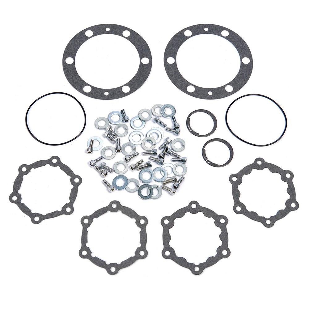WARN Industries Locking Hub Service Kit, Services Premium Hub Part #29063, 6094, 9072, With Snap Rings, Gaskets, Retaining Bolts and O-Rings – 7302