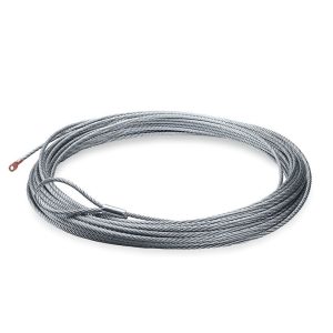 WARN Industries Winch Cable, 12000 Pound Capacity, 3/8 Inch Diameter X 80 Foot Length, Galvanized Aircraft Wire – 74313