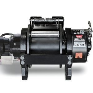 WARN Industries Winch, Series 20XL, Vehicle Mounted, Industrial Winch, Hydraulic, Long Drum, Air Clutch, 20000 Pound Line Pull Capacity – 77560