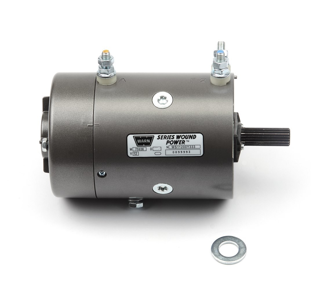 WARN Industries Winch Motor, For Use with Warn XD9000/ XD9000i Winch, 12 Volt – 77892