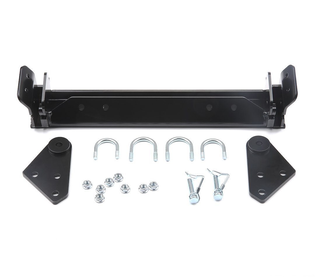 WARN Industries Snow Plow Mount, Front Kit, Black, Includes Mounting Bracket and Hardware. Requires Base Tube Assembly. See Required Parts. – 79605