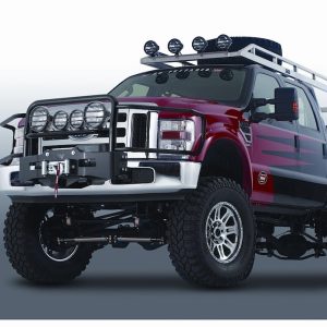 WARN Industries Driving/ Fog Light Mounting Bar, Trans4mer ® Gen II, For Warn Generation II Trans4mer Grille Guard, Mounts 4 Lights, Polished – 80148