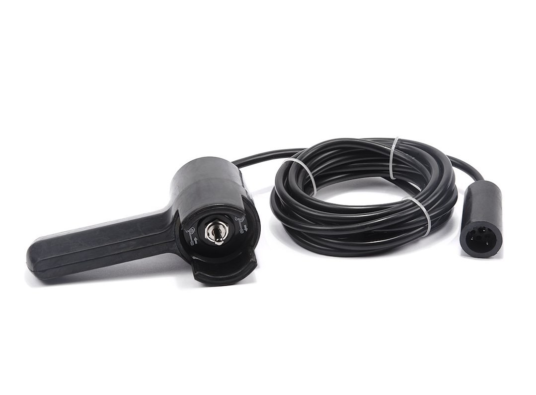 WARN Industries Winch Remote Hand Held Controller, Toggle Forward/Reverse, Plug-IN, 12 Foot Cord – 80172