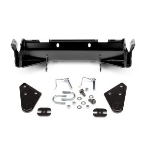 WARN Industries Snow Plow Mount, Front Kit, Black, Includes Mounting Bracket and Hardware. Requires Base Tube Assembly. See Required Parts. – 80360