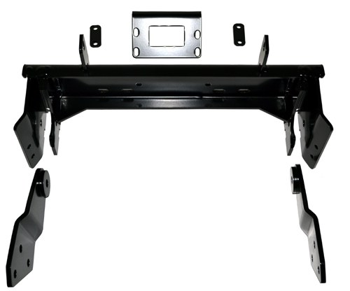 WARN Industries Snow Plow Mount, Front Kit, Black, Includes Mounting Bracket and Hardware. Requires Base Tube Assembly. See Required Parts. – 80534