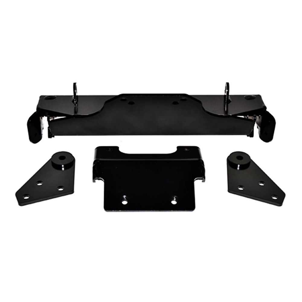 WARN Industries Snow Plow Mount, Front Kit, Black, Includes Mounting Bracket and Hardware. Requires Base Tube Assembly. See Required Parts. – 80545