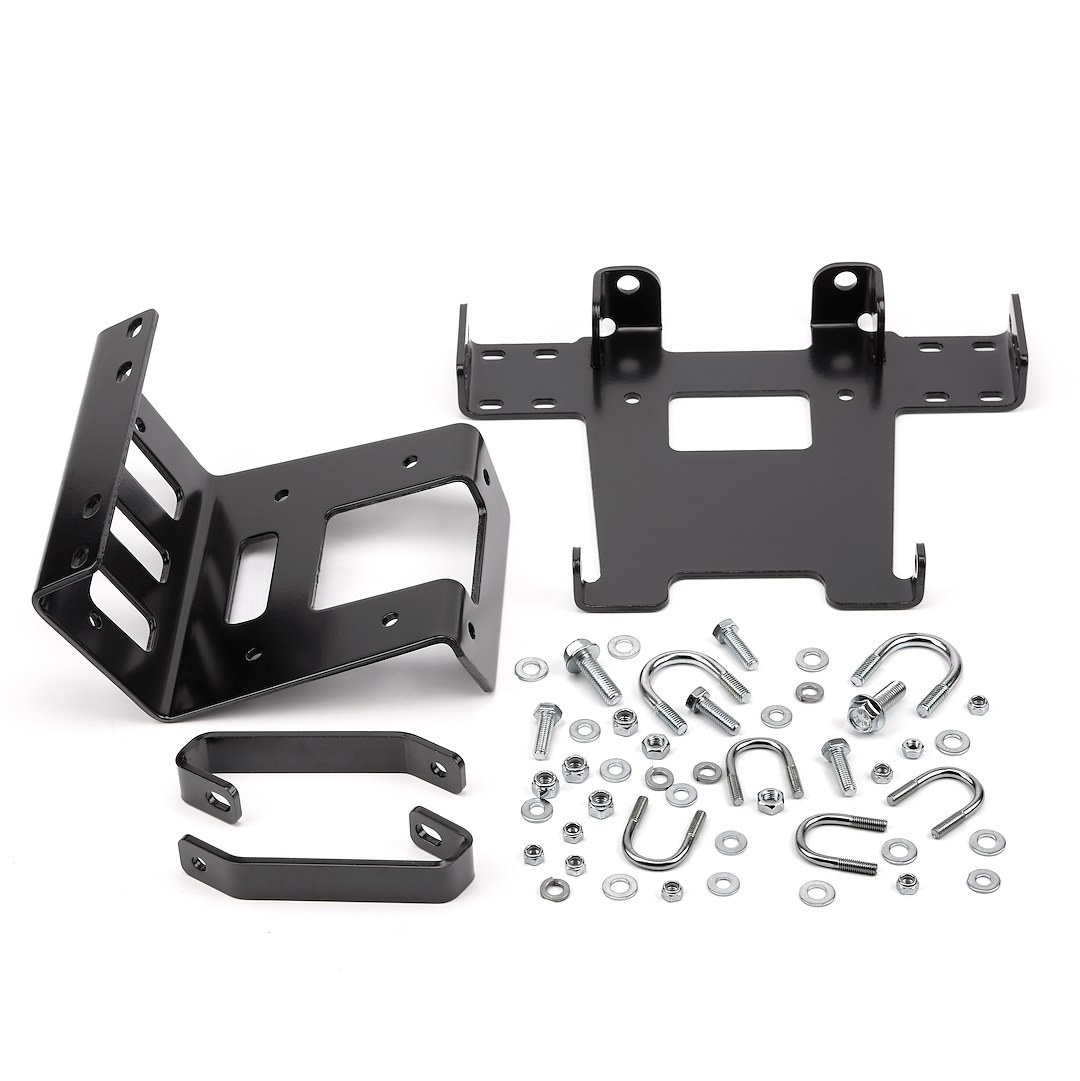 WARN Industries Winch Mount, Fits Rt/Xt 25/30, PV25-35, V20-30 Series Winches Only, Powder Coated, Black – 84706