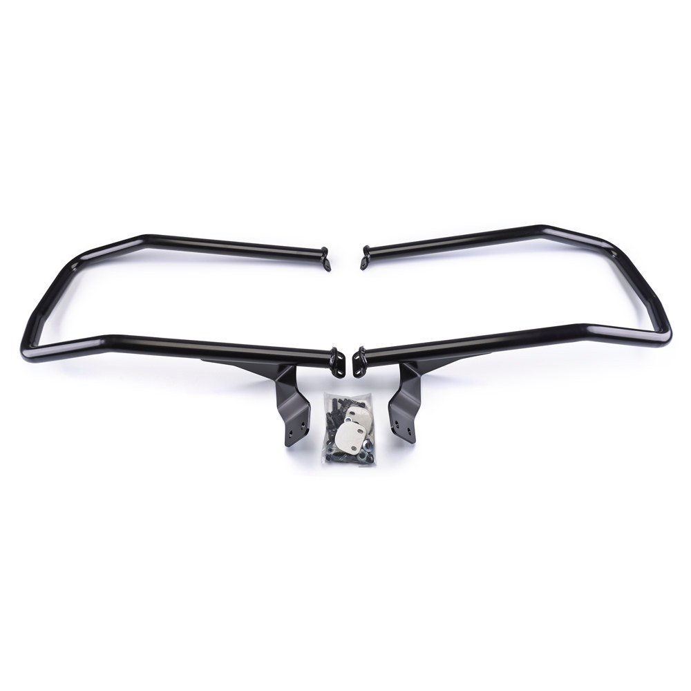 WARN Industries Brush Guard, Trans4mer ® Gen II, Without Insert Bars, Powder Coated, Black – 84795