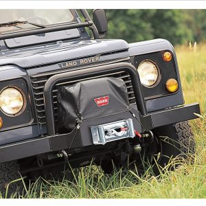 WARN Industries Winch Cover, For Use with M8274-50 Winch, Nylon-Backed Vinyl – 8557