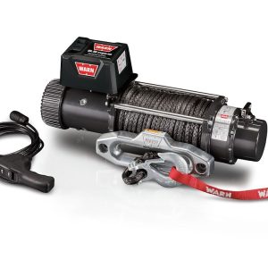 WARN Industries Winch, 9.5XP Series, Vehicle Mounted, Vehicle Recovery Winch, 12 Volt Electric, 9500 Pound Line Pull Capacity – 87310