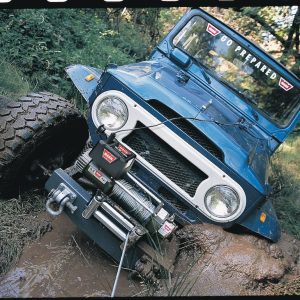 WARN Industries Winch, 9.5XP Series, Vehicle Mounted, Vehicle Recovery Winch, 12 Volt Electric, 9500 Pound Line Pull Capacity – 87310