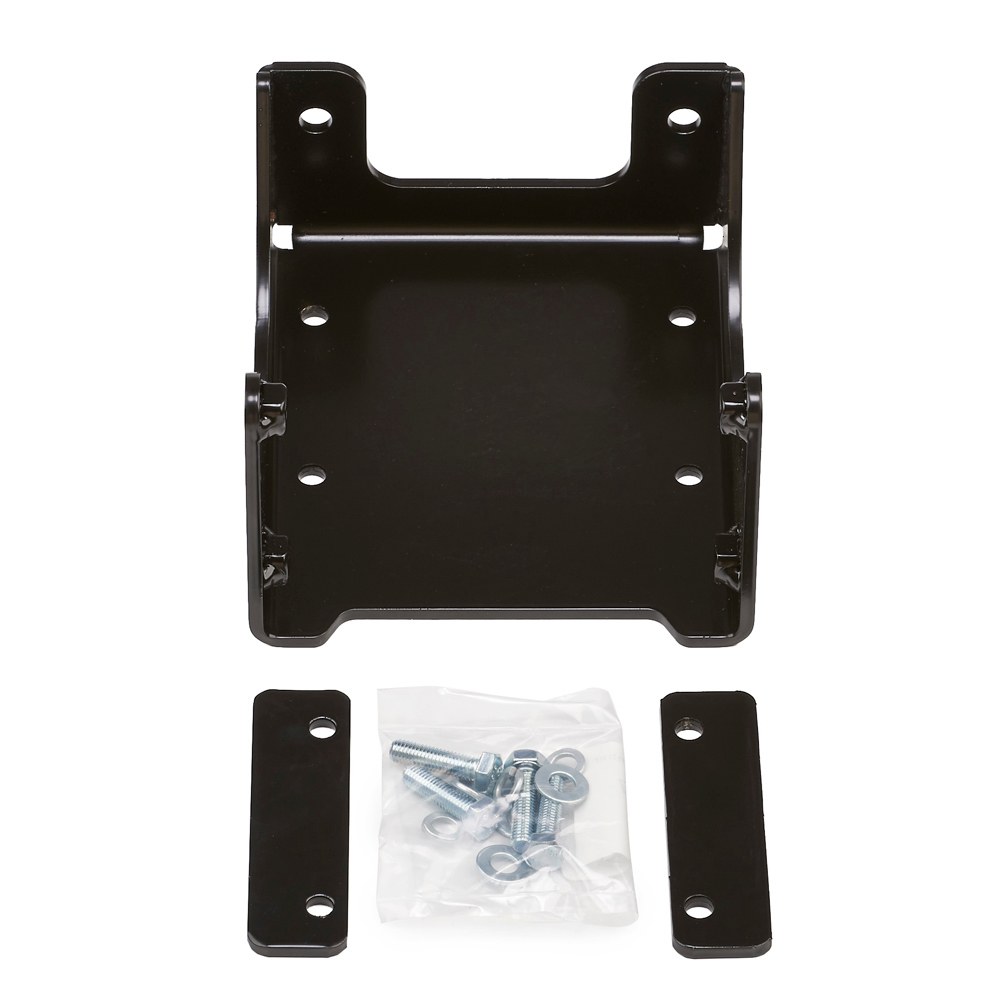 WARN Industries Winch Mount, For 1500 to 3500 Pound Winches, Fixed Mount, Powder Coated, Black – 87714