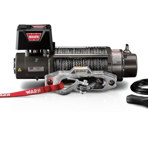 WARN Industries Winch, M8000 Series, Vehicle Mounted, Vehicle Recovery Winch, 12 Volt Electric, 8000 Pound Line Pull Capacity – 87800