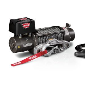 WARN Industries Winch, M8000 Series, Vehicle Mounted, Vehicle Recovery Winch, 12 Volt Electric, 8000 Pound Line Pull Capacity – 87800